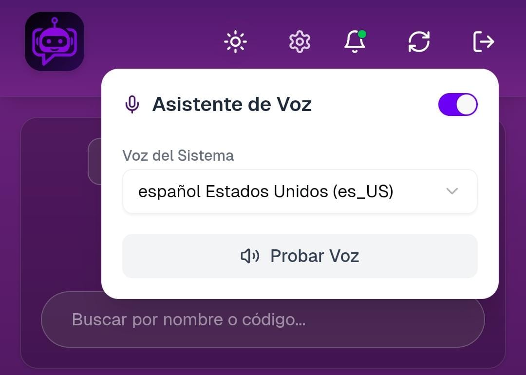 Notificaciones de VOZ